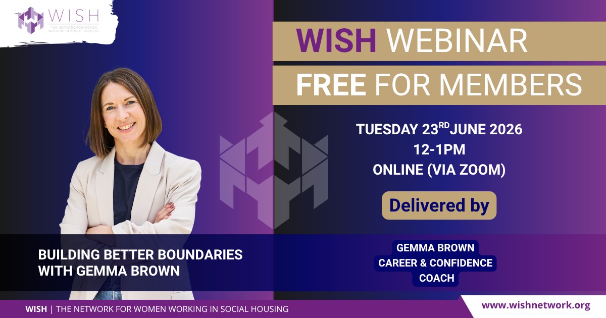 WISH Webinar FREE for WISH Members: Protect Your Energy - Building Boundaries