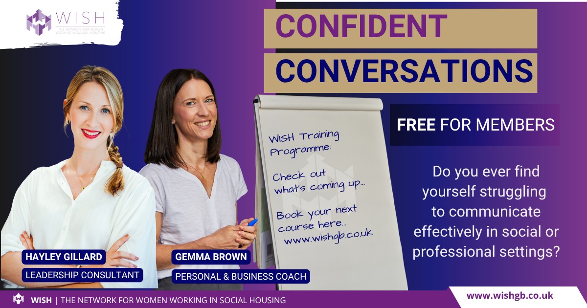 WISH Training - FREE for Members - Confident Conversations