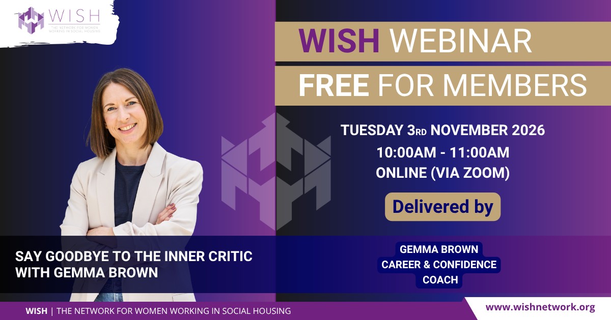 WISH Webinar FREE for WISH Members: Say Goodbye to the Inner Critic (Gemma)