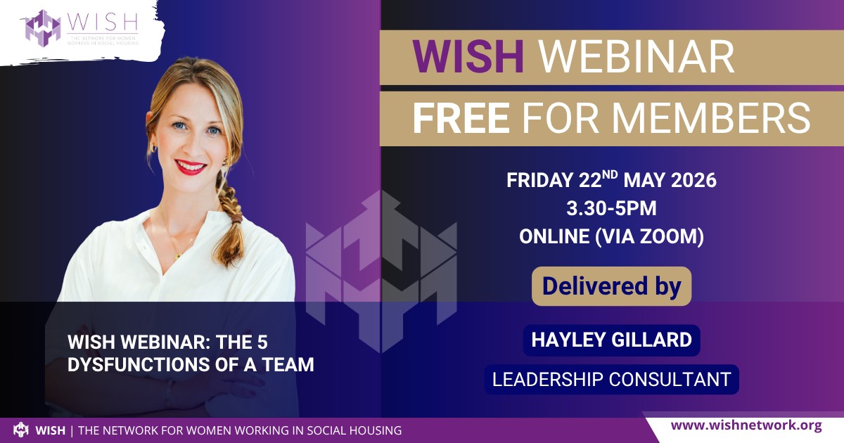 WISH Webinar FREE for WISH Members: The 5 Dysfunctions of a Team (Hayley)