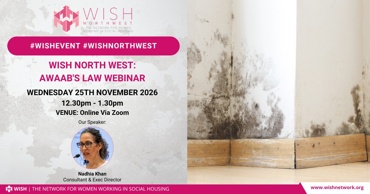 WISH North West Event: Awaabs Law Webinar
