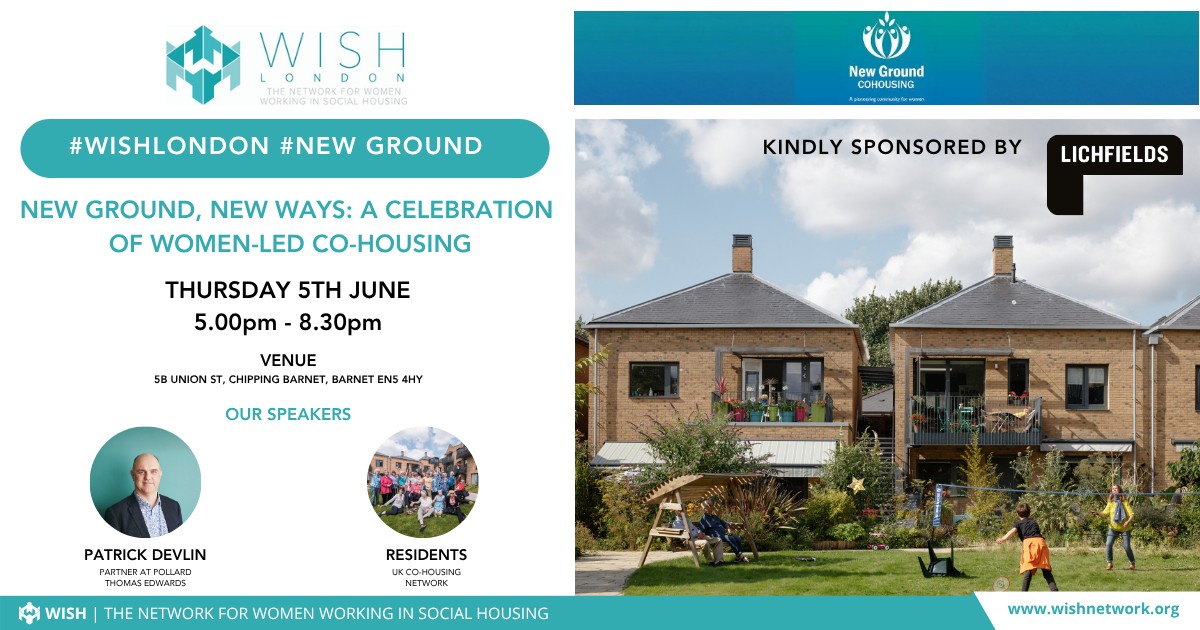 WISH London: New Ground, New Ways: A Celebration of Women-led Co-Housing