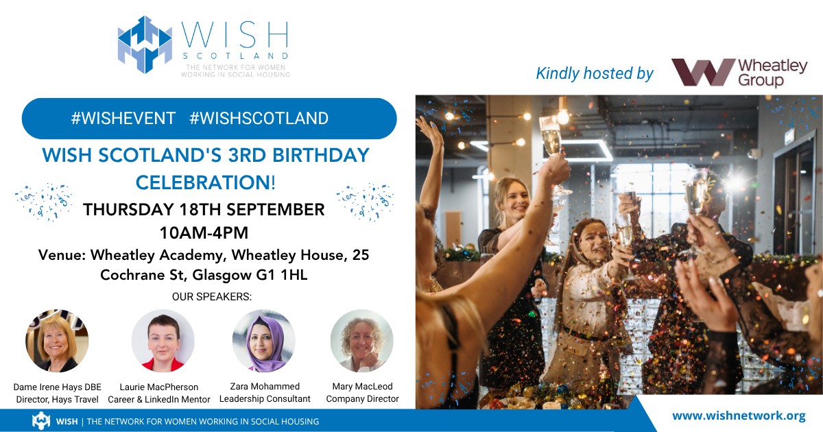 WISH Scotland: Third Birthday Celebration