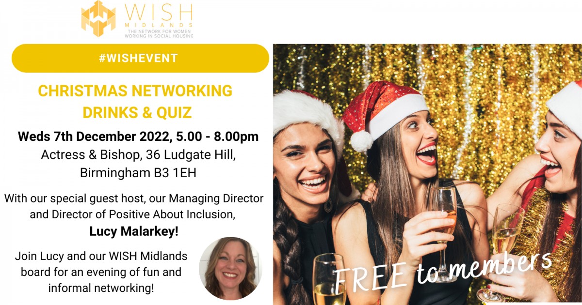 WISH Midlands Christmas Networking Drinks & Quiz