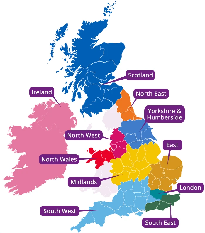 WISH Region Map